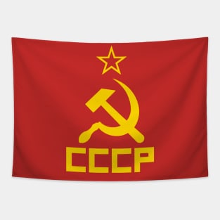 Retro Soviet USSR Design Tapestry