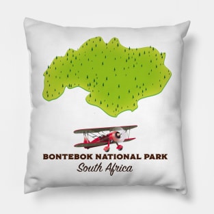 Bontebok National Park South Africa map Pillow