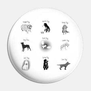 Dog Days Grey Pin