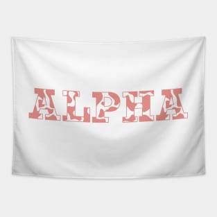 Alpha Cow Pattern Tapestry