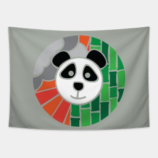 Panda & bamboo (Full size) Tapestry