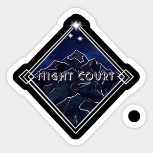 Acotar Night Court, Acotar Inspired, Acotar Decal, Rhysand High Lord,  ACOTAR Sticker, ACOTAR Book, Night Court Sticker, Rhysand Sticker | Sticker