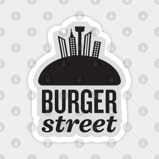 Burger Street Resto Magnet by Soonymarwick