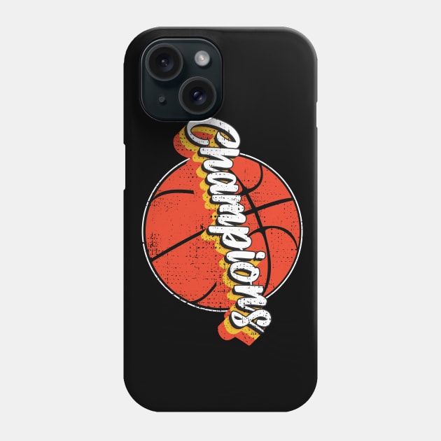 basketball champions Phone Case by ArtStopCreative