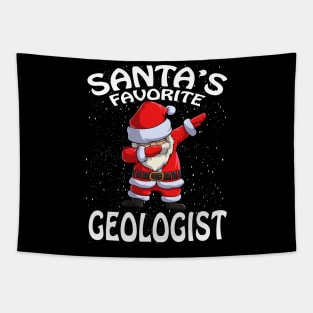 Santas Favorite Geologist Christmas Tapestry