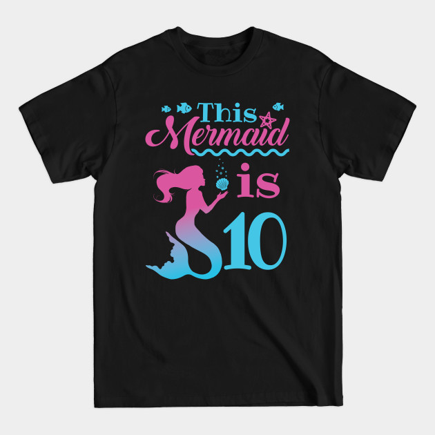 Ariel Little Mermaid Family Birthday Shirts 10 Shirts