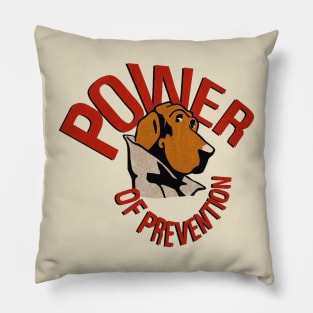 power of prevention Pillow