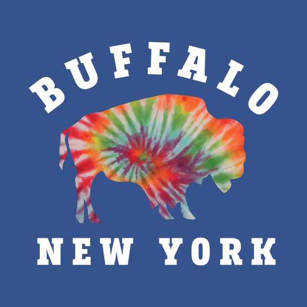 Buffalo New York Tie Dye by PodDesignShop