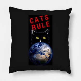 Cats Rule Pillow