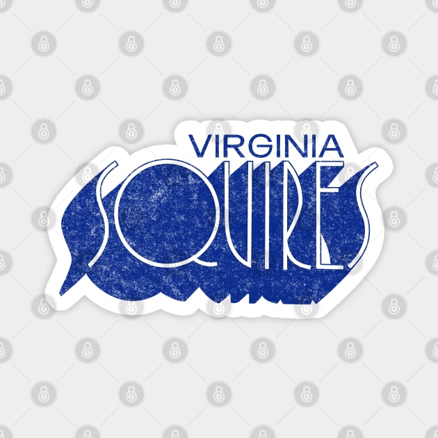 Defunct Virginia Squires ABA Basketball Magnet by LocalZonly