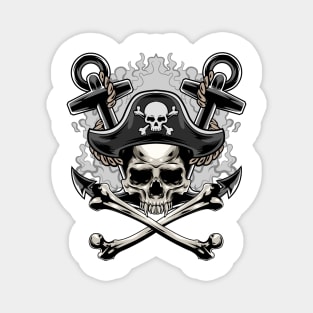 Skull Pirates Magnet