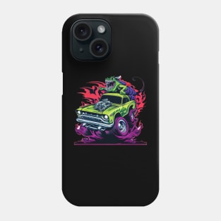 Monster Hot Rod Racing Rat Street Racer Retro Design Phone Case