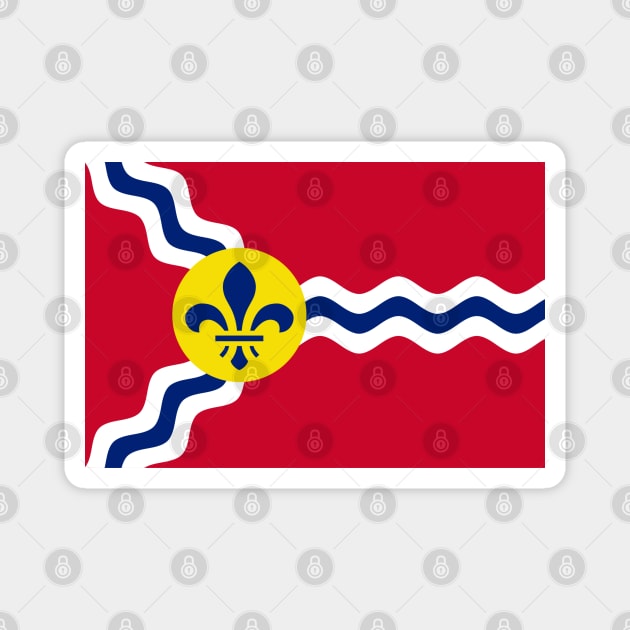 Flag of St. Louis Magnet by brigadeiro