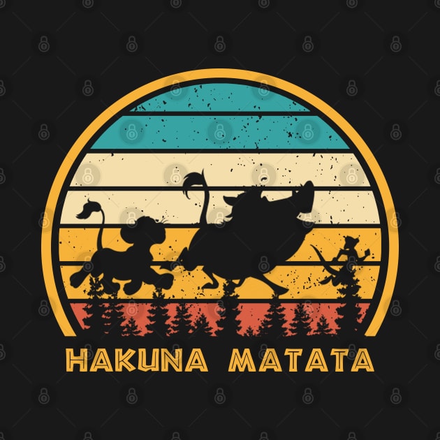 Hakuna Matata Lion Vintage by Symmetry Stunning Portrait