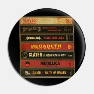 Retro Classic Rock - Cassette Style Pin