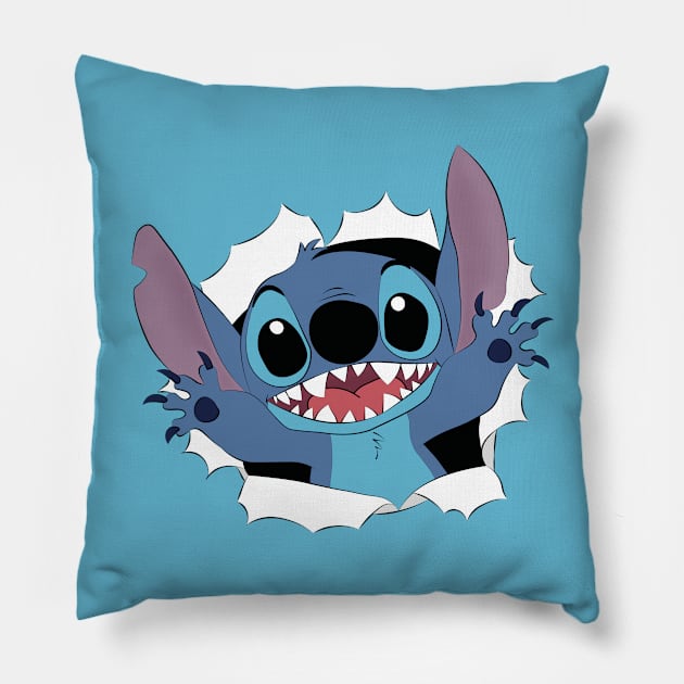 Stitch Pillow by VinnyMoura