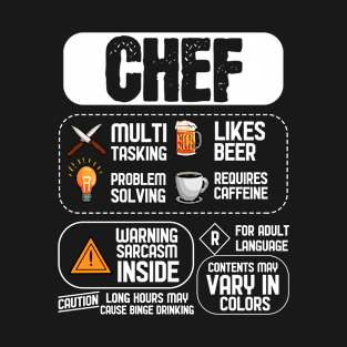 Qualities of a Chef T-Shirt