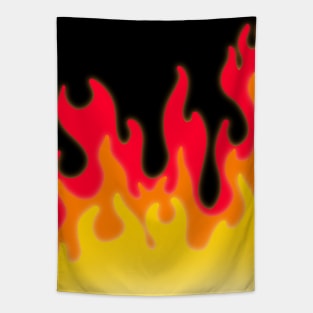 Fire and Flames in Red, Orange, and Yellow! Tapestry