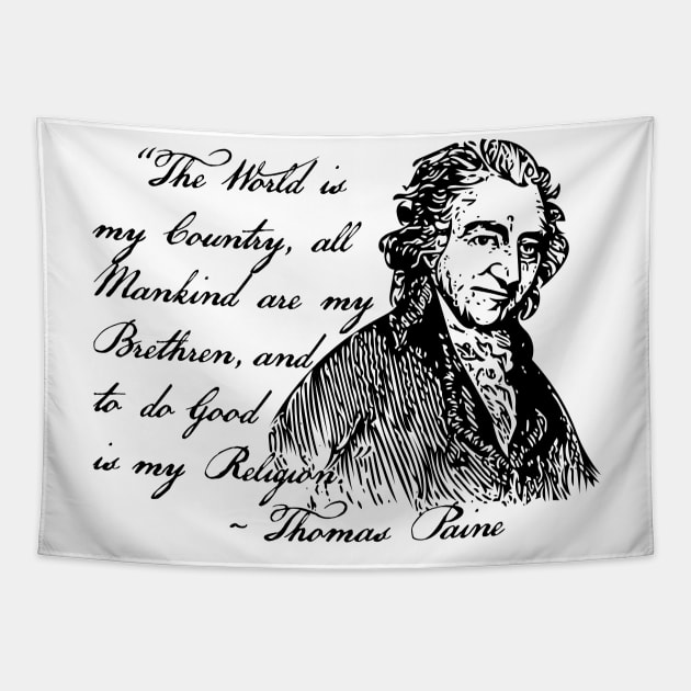 The World is my Country Tapestry by Doc Multiverse Designs