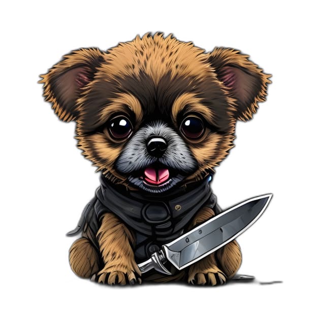 Animals with knives by JapKo