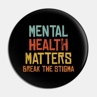 Mental Health Matters Pin