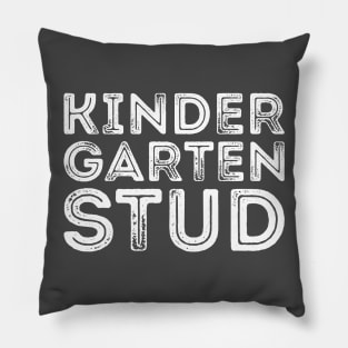 Kindergarten stud silly t-shirt Pillow