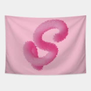 s Pink Animal Initials Tapestry