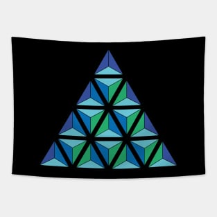 TRIANGLE TESSERACT Tapestry