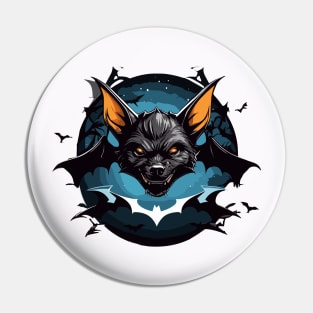 black bat night Pin