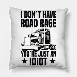 Truck driver trucker long-distance driver vice haulage truck Pillow