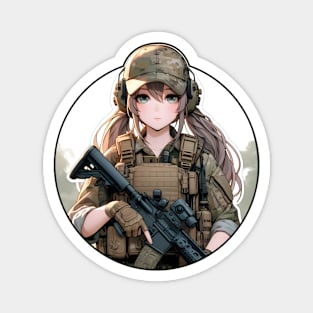 Tactical Girl Magnet