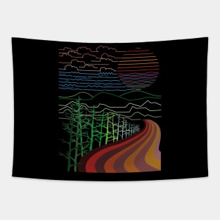 The way home through the beautiful natural boundaries Tapestry