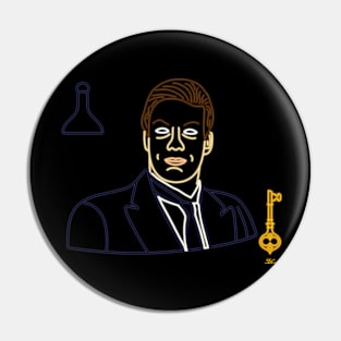 Wadsworth - Neon Portrait Pin