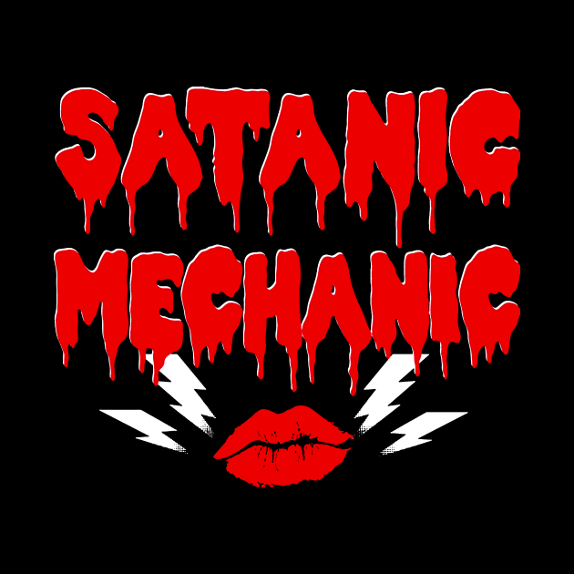Satanic Mechanic by Blackhearttees