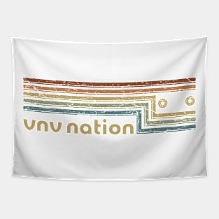 VNV Nation Cassette Stripes Tapestry