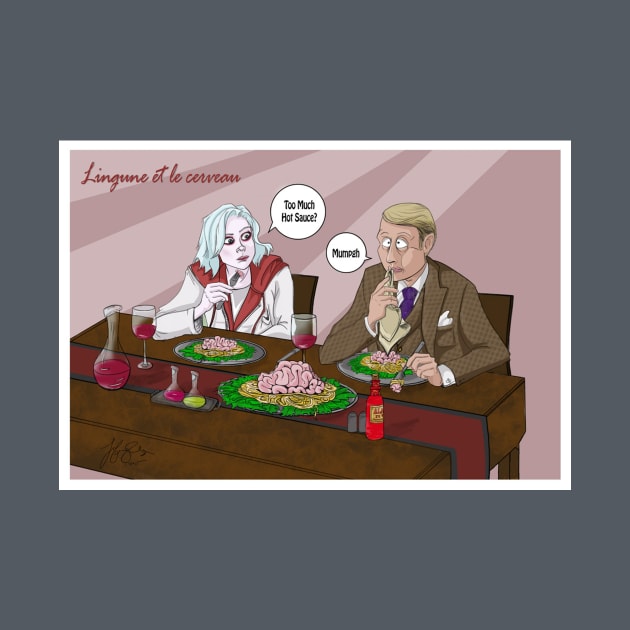 Cross over iZombie and Hannibal by jennygormanart