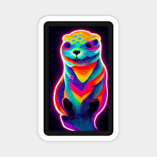 Psychedelic Sea Otter II Magnet