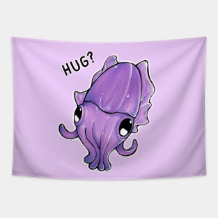 Hug Cuttlefish Tapestry