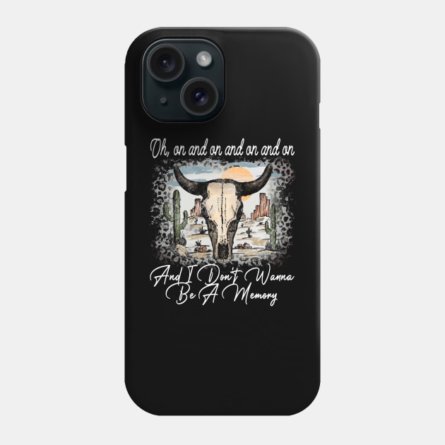 Oh, On And On And On And On My Cypher Keeps Moving Like A Rolling Stone Skull-Bull Cactus Phone Case by Beetle Golf