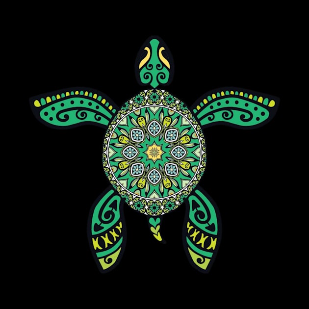 Mandala Turtle by RedMustang