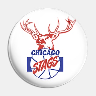 Vintage Chicago Stags Basketball 1946 Pin