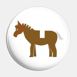 Interpretation of a Minifig Horse Pin