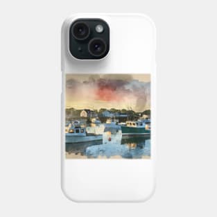 Lobster Boat Safe Harbor Phone Case