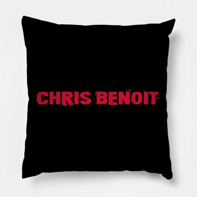 Chris Benoit Pillow by TyBen