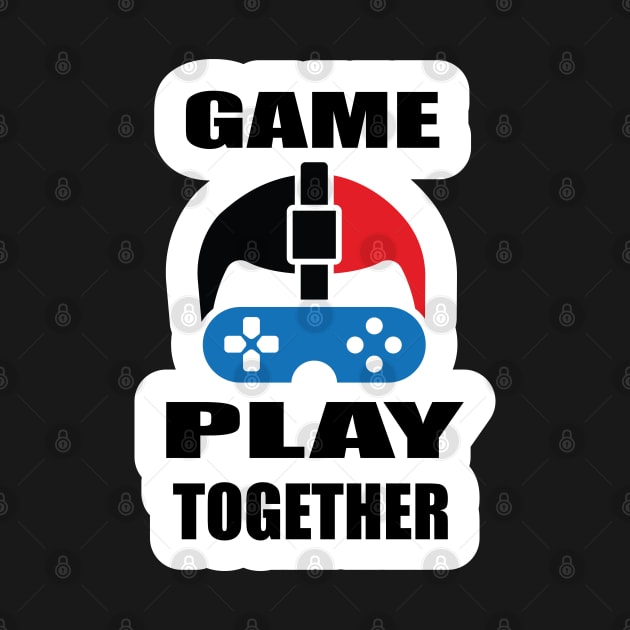 Games Play Together for gamers and game Lover Gifts by ArtoBagsPlus