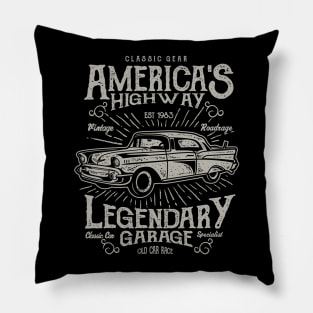 America's Highway Pillow