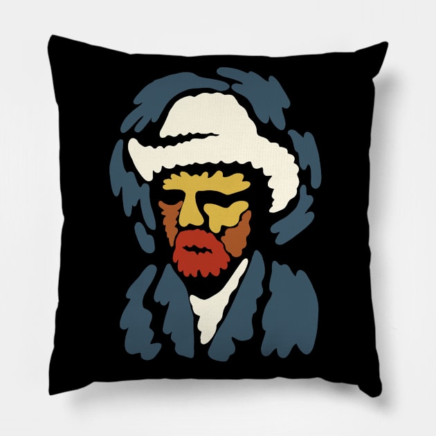 Van Gogh Minimal Portrait Pillow by isstgeschichte