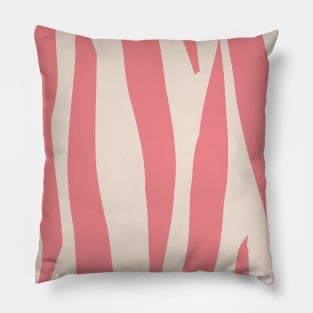 Retro red stripes Pillow