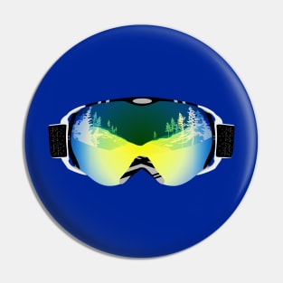 Ski goggles Pin