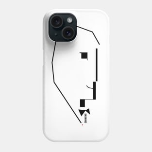 Mr. simplicity - half heart - waiting for the other half Phone Case